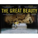 The Great Beauty (2013) - British Quad film poster, starring Toni Servillo and Carlo Verdone,