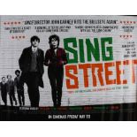 Sing Street (2014) -British Quad film poster, starring Ferdia Walsh-Peelo and Aidan Gillen,