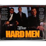 Hard Men (1997) British Quad film poster, starring Vincent Regan, Lee Ross and Ross Boatman, rolled,