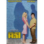 Shallow Hal (2001) - British one sheet film poster, starring Jack Black, Gwyneth Paltrow and Jason