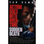 Sudden Death (1995) - British one sheet film poster, starring Jean-Claude Van Damme and Powers