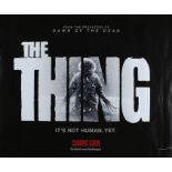 The Thing (2011) - British Quad film poster, starring Mary Elizabeth Winstead, Joel Edgerton, and