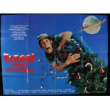 Ernest Saves Christmas (1988) - British Quad film poster, starring Jim Varney, Douglas Seale, and