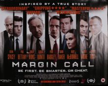 Margin Call (2011) - British Quad film poster, starring Kevin Spacey, Paul Bettany and Jeremy Irons,