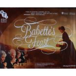 Babette's Feast (1987) - British Quad film poster, directed by Gabriel Axel, rolled, 30" x 40"