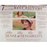 Sense and Sensibility (1995) - British Quad film poster, starring Emma Thompson, Kate Winslet and