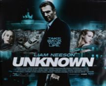 Unknown (2011) Bbritish Quad film poster, starring Liam Neeson, Diane Kruger and January Jones,