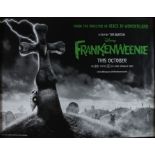 Frankenweenie (2012) - British Quad film poster, rolled, 30" x 40"