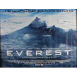 Everest (2015) - British Quad film poster, starring Jason Clarke, Josh Brolin and John Hawkes,