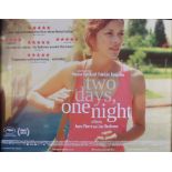 Two Days One Night (2014) - British Quad film poster, starring Marion Cotillard and Fabrizio