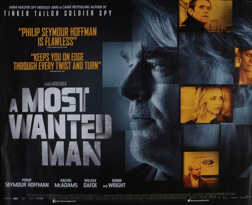 A Most Wanted Man (2014) - British Quad film poster, starring Philip Seymour Hoffman, Rachel