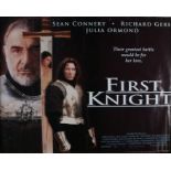 First Knight (1995) - British Quad film poster, starring Sean Connery, Richard Gere, and Julia