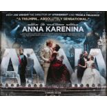 Anna Karenina (2012) - British Quad film poster, starring Keira Knightley, Jude Law, and Aaron