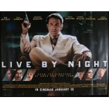 Live By Night (2016) - British Quad film poster, starring Ben Affleck, Elle Fanning, Brendan