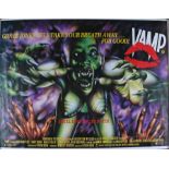 Vamp (1986) - British Quad film poster, starring Grace Jones and Chris Makepeace, rolled, 30" x 40"