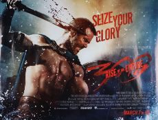 300: Rise of an Empire (2014) - British Quad film poster, starring Sullivan Stapleton and Eva Green,