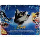 Balto (1995) - British Quad film poster, rolled, 30" x 40"