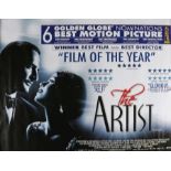 The Artist (2011) - British Quad film poster, starring Jean Dujardin and Bérénice Bejo, rolled,