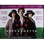 Suffragette (2015) - British Quad film poster, starring Carey Mulligan and Anne-Marie Duff,