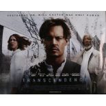 Transcendence (2014) - British Quad film poster, starring Johnny Depp, Morgan Freeman and Rebecca