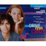 Drive Me Crazy (1999) - British Quad film poster, starring Melissa Joan Hart, Adrian Grenier, and