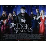 Dark Shadows (2012) - British Quad film poster, starring Johnny Depp, Michelle Pfeiffer, Eva