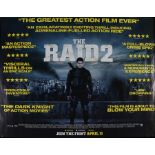 The Raid 2 (2014) - British Quad film poster, directed Gareth Evans, rolled, 30" x 40"