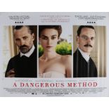 A Dangerous Method (2011) - British Quad film poster, starring Michael Fassbender, Keira Knightley