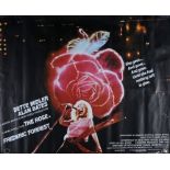 The Rose (1979) - British Quad film poster, starring Bette Midler, Alan Bates, and Frederic Forrest,