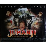 Jumanji (1995) - British Quad film poster, starring Robin Williams, rolled, 30" x 40"