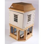 Dolls house together with furniture and accessories (qty)