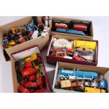 Collection of boxed and loose model vehicles, to include Royal Mail delivery vans, buses, coaches