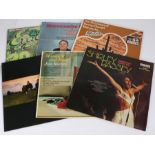 6 x Mixed LPs. Acker Bilk - Evergreen, on green vinyl. Morcambe and Wise. Mr. Morcambe Meets Mr