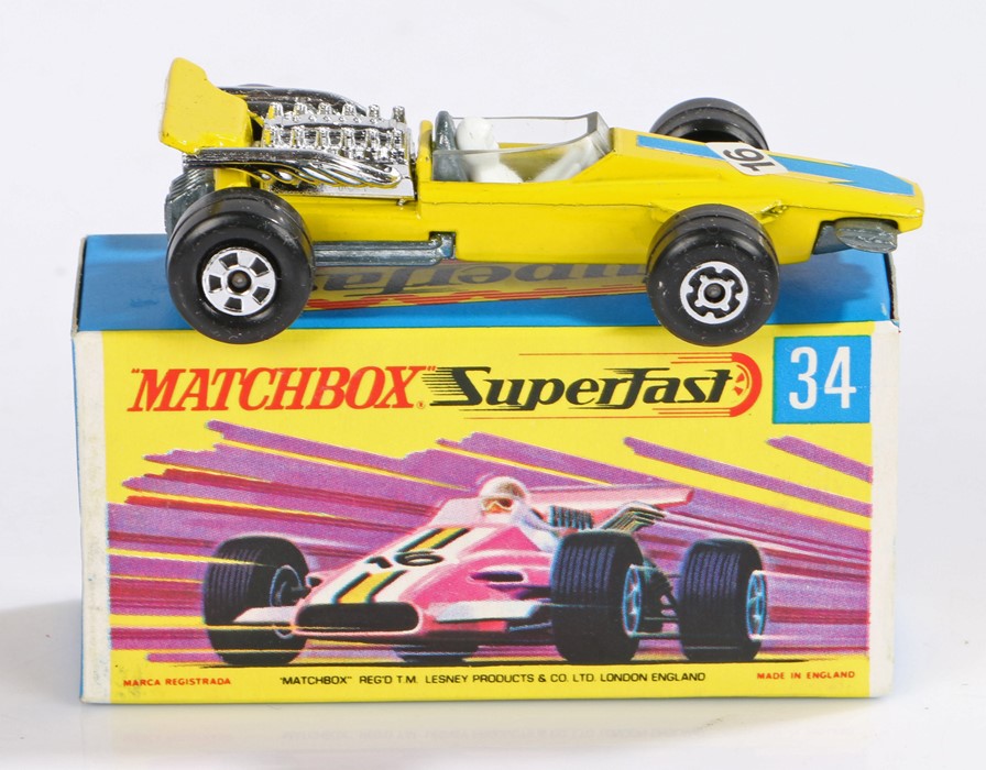 Matchbox Superfast Formula 1 Racing Car 34 boxed as new
