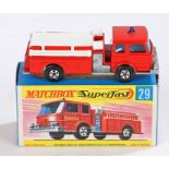 Matchbox Superfast Fire Pumper Truck 29 boxed as new