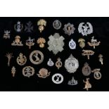 Quantity of reproduction British army cap badges, various regiments and corps, (30)