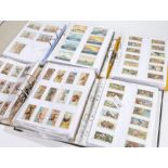 Collection of cigarette cards, John Players, housed in 7 spring binders (7)