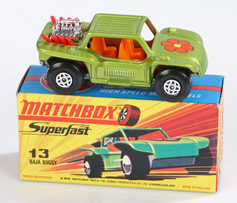 Matchbox Superfast Baja Buggy 13 boxed as new