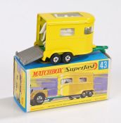 Matchbox Superfast Pony Trailer 43 boxed as new