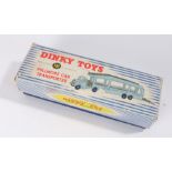 Dinky Toys Bedford Pullmore Car Transporter, 582 with light blue bodywork and grey load beds, with