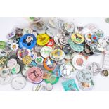 Collection of badges and pins to include Disneyland, Framlingham Castle etc. (qty)