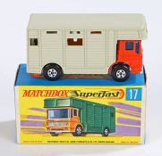 Matchbox Superfast Horse Box 17 boxed as new