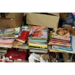 Children's books and annuals, to include sleeping beauty, girls own etc. (qty)