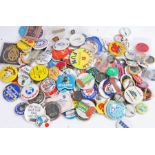 Collection of badges and pins to include Puffin Book Club, Toyota etc. (qty)