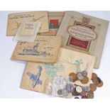 Cigarette card albums, to include John Player & Sons aircraft of the Royal Air Force, modern naval