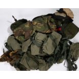 DO NOT SELL - CLIENT TO COLLECT FRI 23 OCT. JESS. Modern military pouches/kit including two large