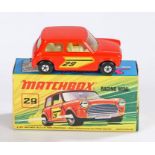 Matchbox Superfast Racing Mini 29 boxed as new