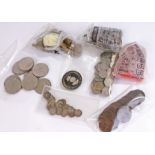 U.K. coins to include farthings, crowns, pennies, three pence pieces etc. (qty)