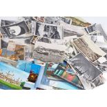 Collection of black and white and coloured postcards, UK, Cyprus, Gibraltar etc. (qty)