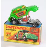 Matchbox Superfast Dragon Wheels 43 boxed as new